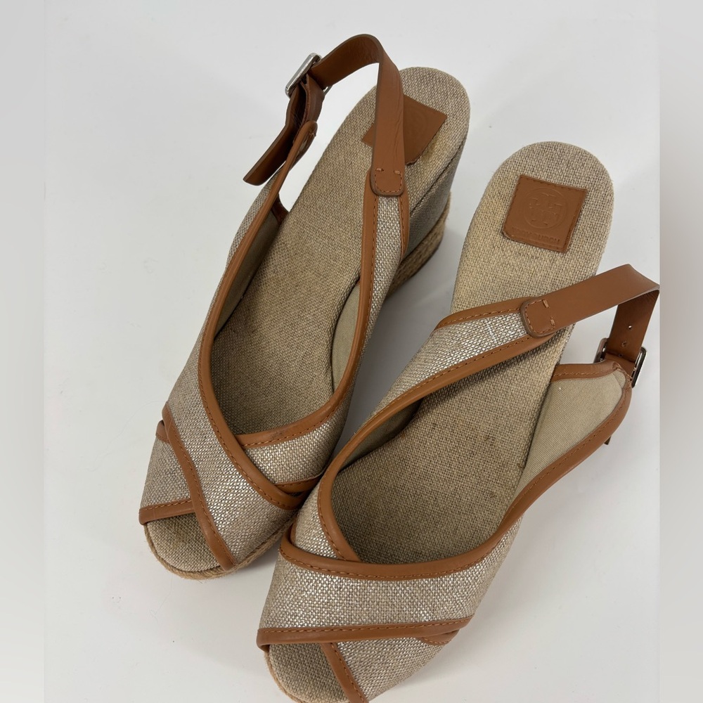 Tory Burch Strappy Platform Espadrilles - Picture 2 of 10